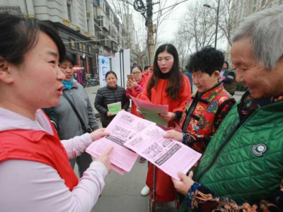 河南开封：节水宣传进社区