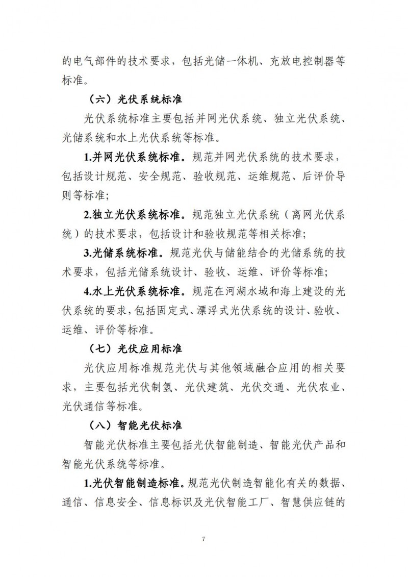 工业和信息化部办公厅关于印发光伏产业标准体系建设指南（2024版）的通知